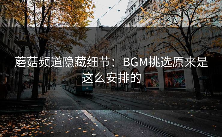 蘑菇频道隐藏细节：BGM挑选原来是这么安排的